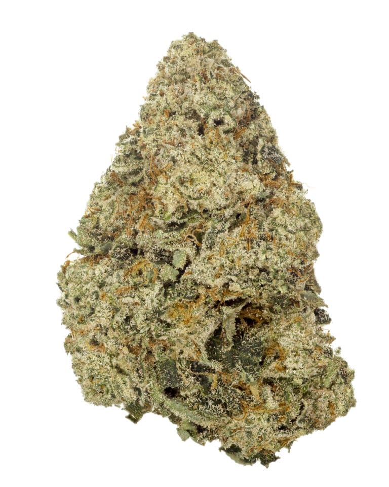 P90 flower by Cookies close-up showing dense trichome coverage