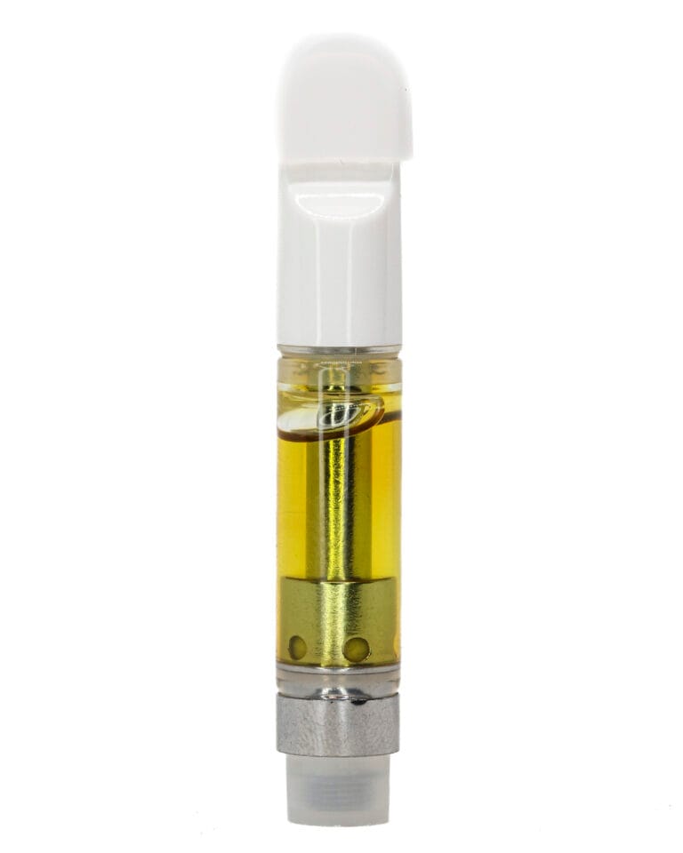 Strawberry Cough distillate cartridge by Goldflower sativa vape cart golden cannabis oil