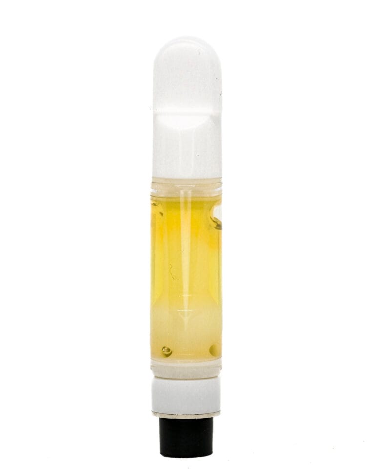 Tahoe OG distillate cartridge by Cookies is an indica cannabis vape containing purified distillate oil with added terpenes. Testing at 79.2% THC and 4.32% terpenes, this cartridge delivers earthy pine flavor with relaxing effects. Featured on FloridaStrainRegistry.org.